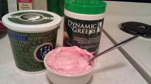A Dietitian's Snack: Yogurt with Dynamic Greens